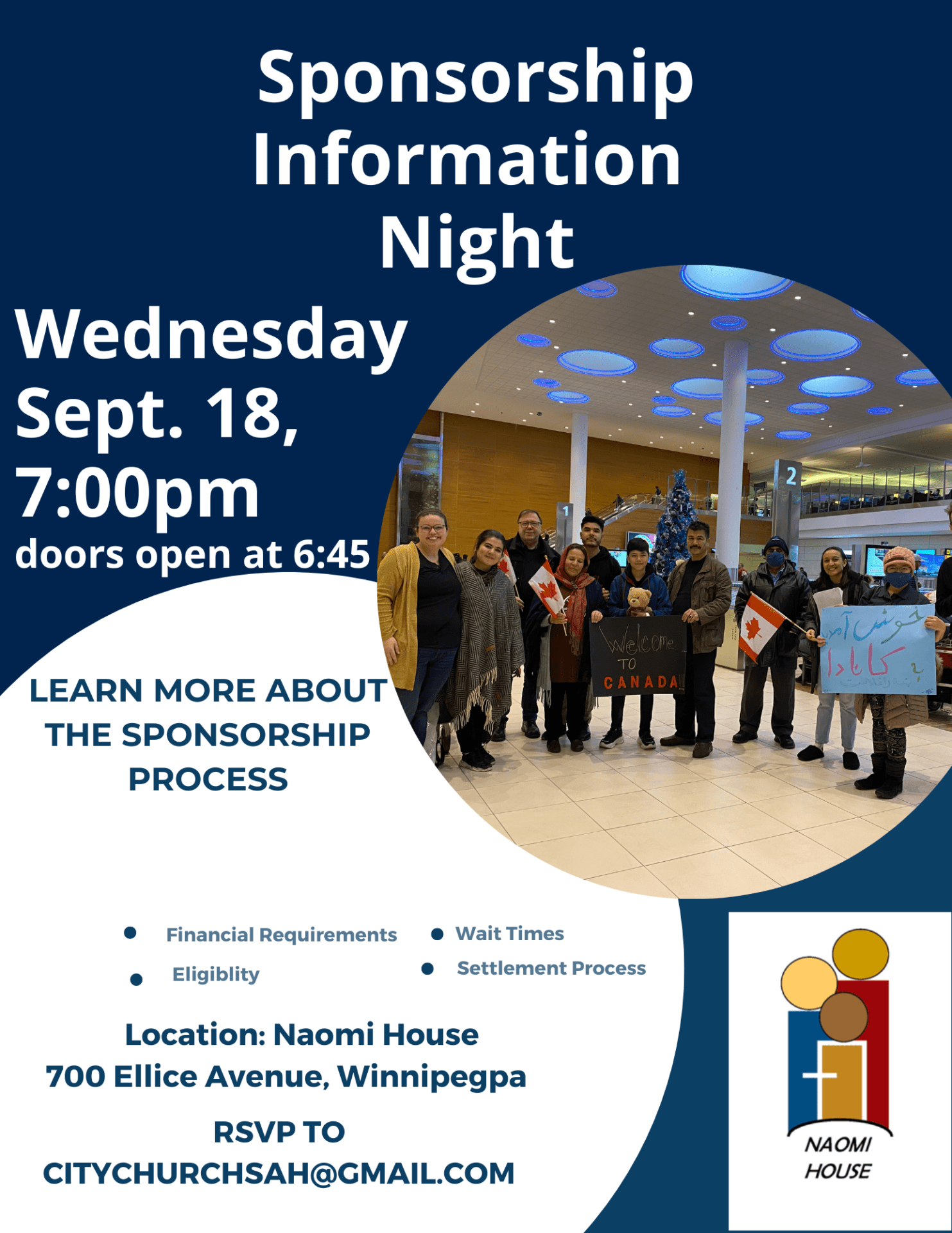 Sponsorship Info Night Sept. 18, 2024